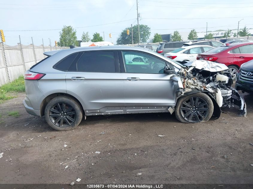 2021 Ford Edge St Line VIN: 2FMPK4J93MBA28954 Lot: 12035673