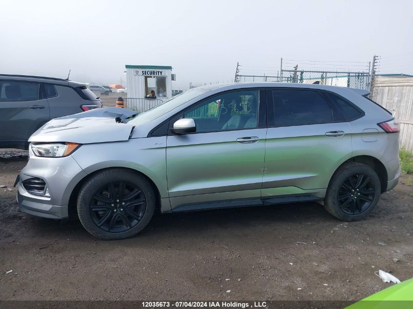 2021 Ford Edge St Line VIN: 2FMPK4J93MBA28954 Lot: 12035673