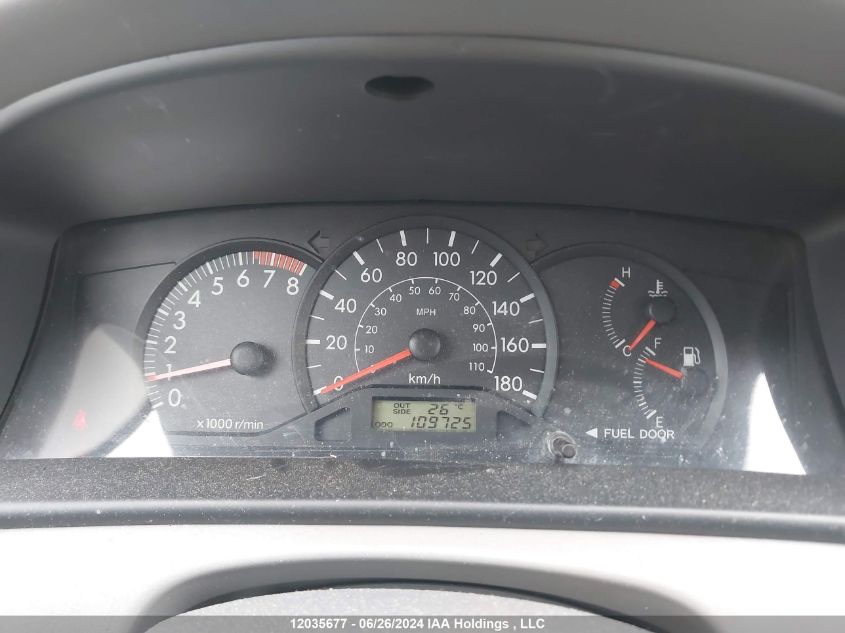 2005 Toyota Corolla Ce/Le/S VIN: 2T1BR32EX5C885071 Lot: 12035677