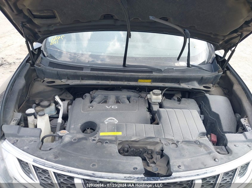 2011 Nissan Murano S/Sl/Le VIN: JN8AZ1MWXBW178680 Lot: 12035694