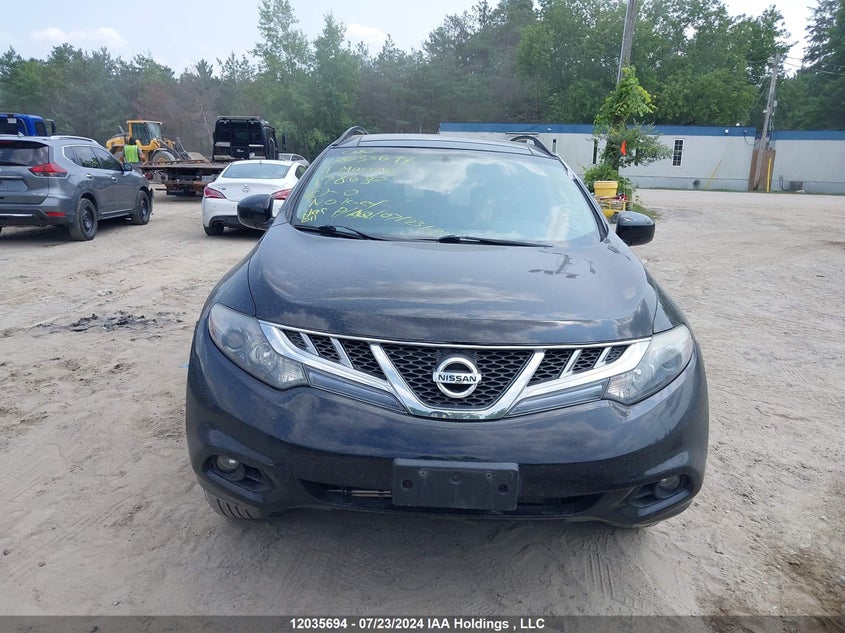 2011 Nissan Murano S/Sl/Le VIN: JN8AZ1MWXBW178680 Lot: 12035694