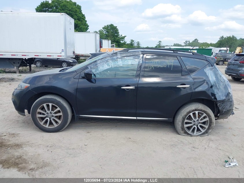 2011 Nissan Murano S/Sl/Le VIN: JN8AZ1MWXBW178680 Lot: 12035694