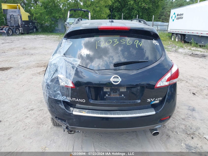 2011 Nissan Murano S/Sl/Le VIN: JN8AZ1MWXBW178680 Lot: 12035694
