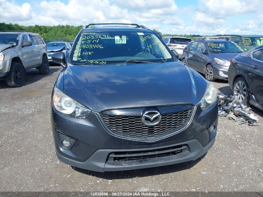 2014 Mazda Cx-5 Touring VIN: JM3KE4CY1E0403406 Lot: 12035696