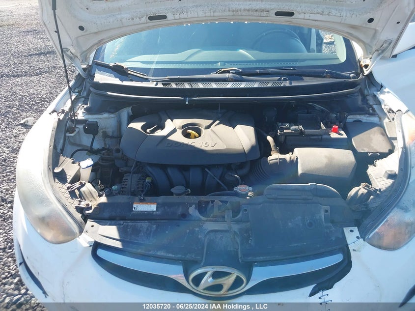 2012 Hyundai Elantra Gls/Limited VIN: 5NPDH4AE3CH077500 Lot: 12035720