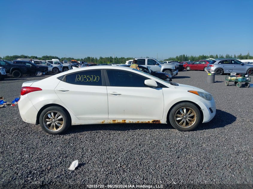 2012 Hyundai Elantra Gls/Limited VIN: 5NPDH4AE3CH077500 Lot: 12035720