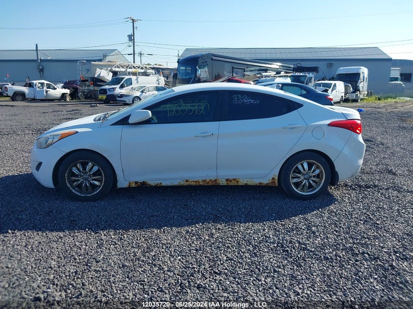 2012 Hyundai Elantra Gls/Limited VIN: 5NPDH4AE3CH077500 Lot: 12035720