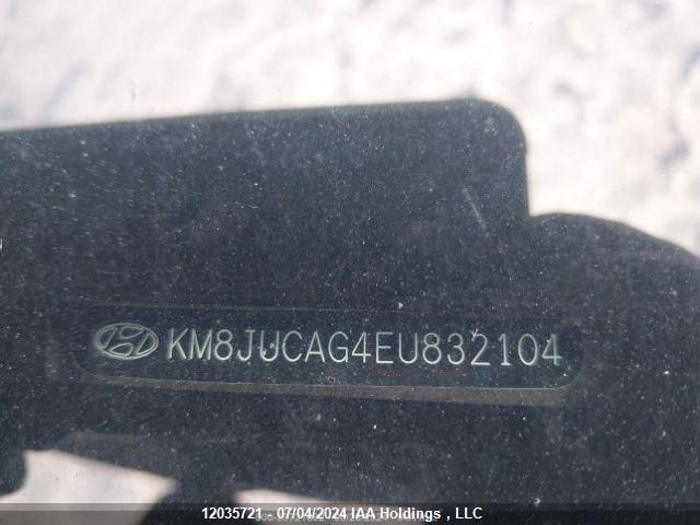 2014 Hyundai Tucson Gls VIN: KM8JUCAG4EU832104 Lot: 12035721