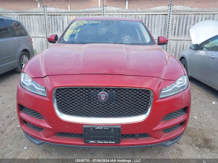 2019 Jaguar F-Pace VIN: SADCK2FX8KA364675 Lot: 12035733