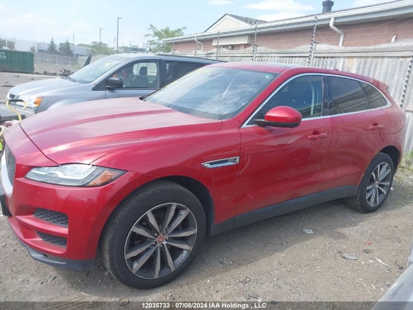 2019 Jaguar F-Pace VIN: SADCK2FX8KA364675 Lot: 12035733