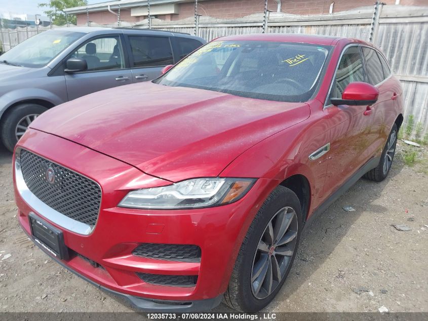 2019 Jaguar F-Pace VIN: SADCK2FX8KA364675 Lot: 12035733