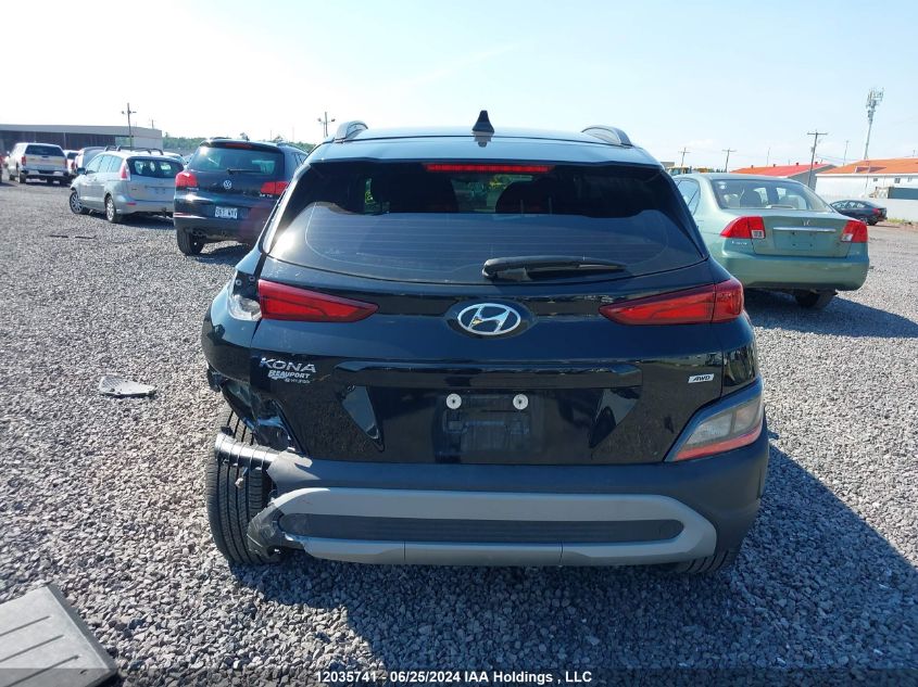 2023 Hyundai Kona Preferred Awd VIN: KM8K2CAB4PU970355 Lot: 12035741