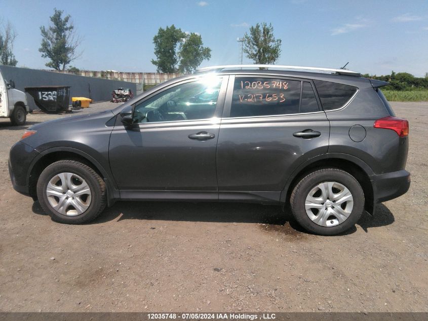2014 Toyota Rav4 Le VIN: 2T3BFREV6EW217653 Lot: 12035748