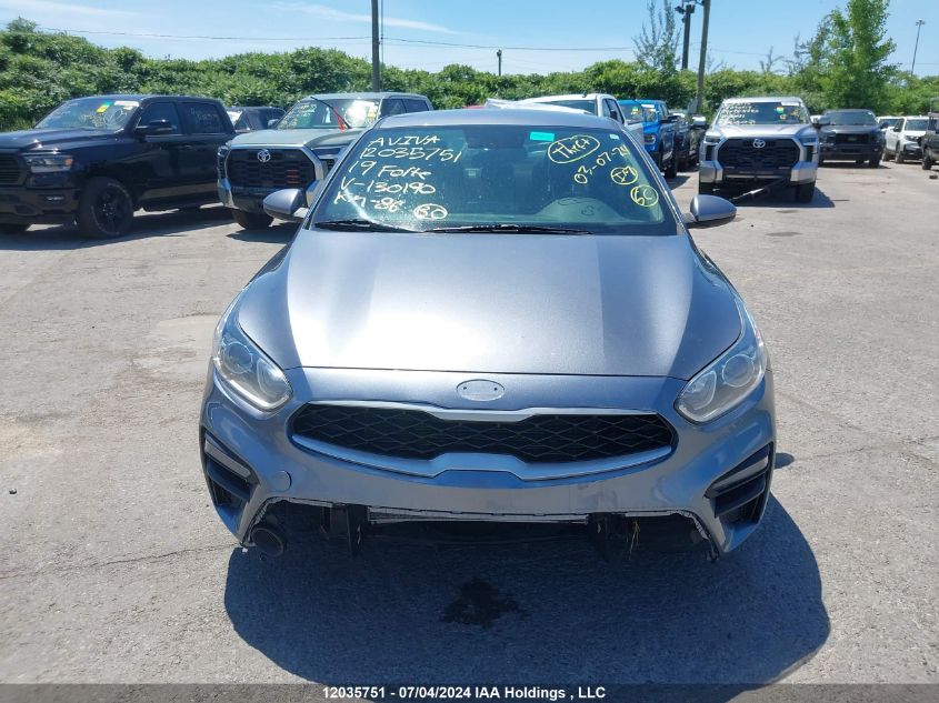 2019 Kia Forte VIN: 3KPF24AD0KE130190 Lot: 12035751