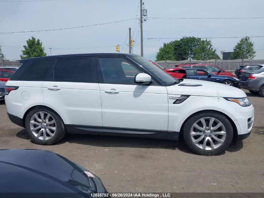 2016 Land Rover Range Rover Sport Hse VIN: SALWR2KF5GA103411 Lot: 12035752