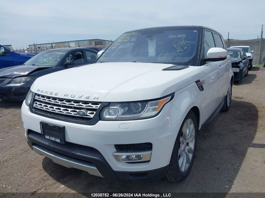 2016 Land Rover Range Rover Sport Hse VIN: SALWR2KF5GA103411 Lot: 12035752