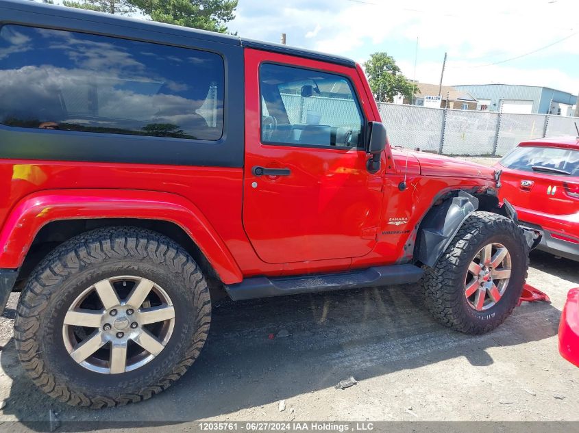 2015 Jeep Wrangler Sahara VIN: 1C4AJWBG4FL635583 Lot: 12035761