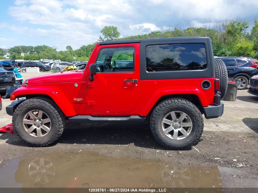 2015 Jeep Wrangler Sahara VIN: 1C4AJWBG4FL635583 Lot: 12035761