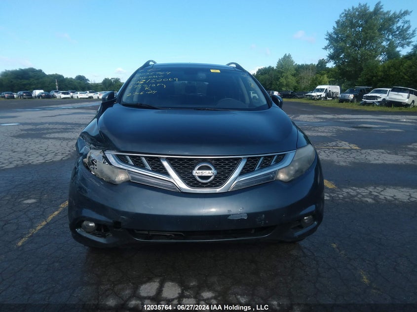 2011 Nissan Murano S/Sl/Le VIN: JN8AZ1MW0BW152069 Lot: 12035764