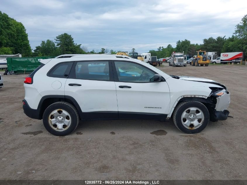 2015 Jeep Cherokee Sport VIN: 1C4PJMAB1FW527134 Lot: 12035772