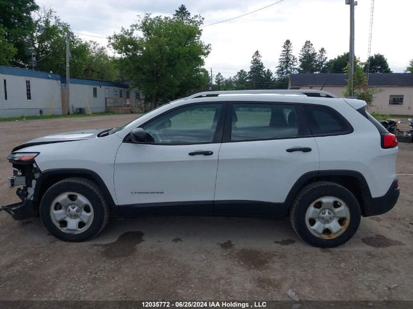 2015 Jeep Cherokee Sport VIN: 1C4PJMAB1FW527134 Lot: 12035772