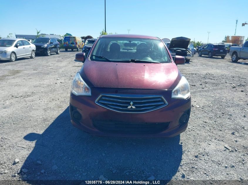 2017 Mitsubishi Mirage G4 Es VIN: ML32F3FJ6HH003168 Lot: 12035775