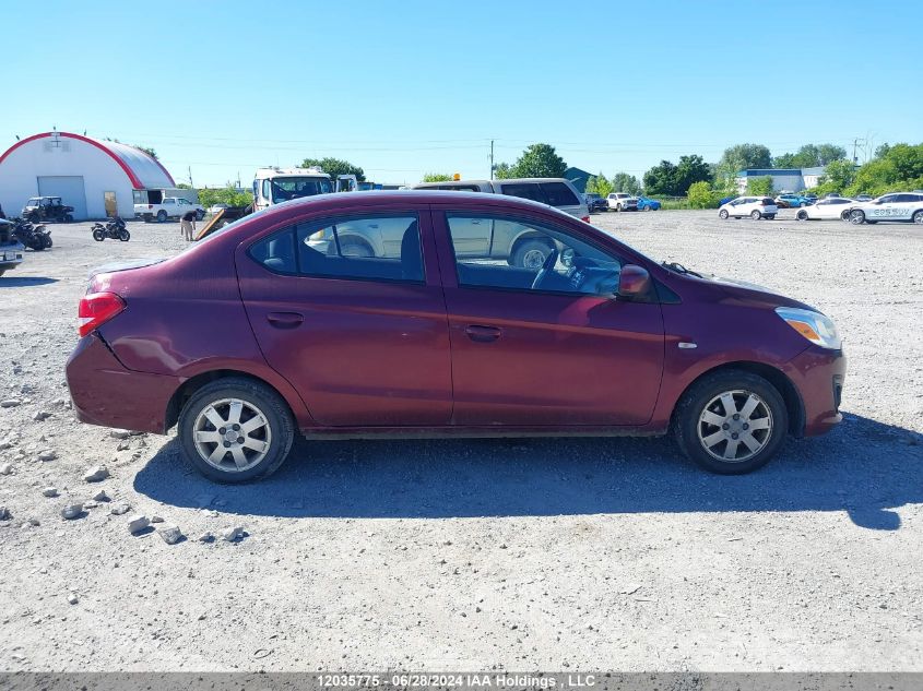 2017 Mitsubishi Mirage G4 Es VIN: ML32F3FJ6HH003168 Lot: 12035775