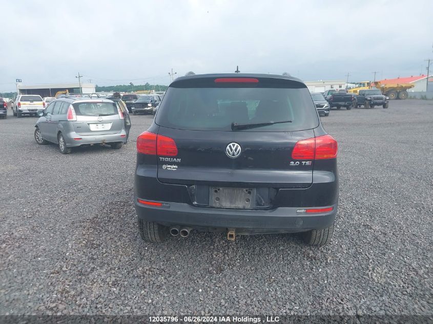 2014 Volkswagen Tiguan S/Se/Sel/R-Line VIN: WVGHV3AX6EW616786 Lot: 12035796