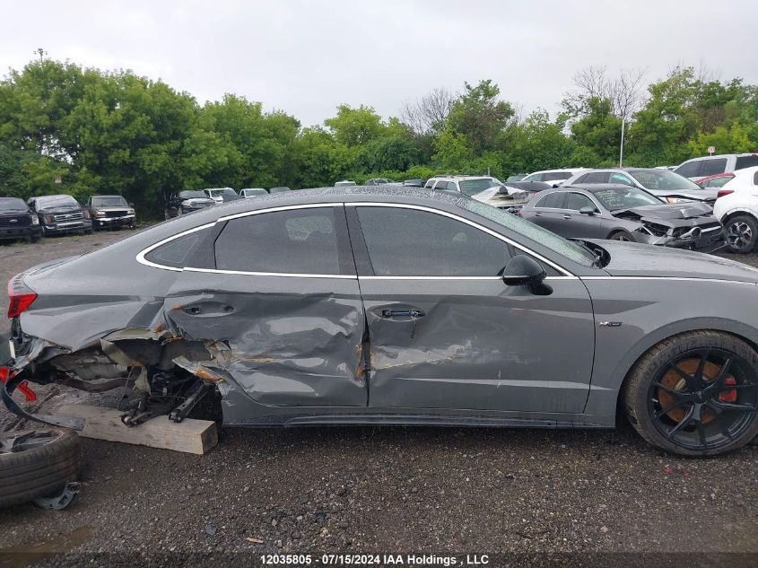 2021 Hyundai Sonata N Line VIN: 5NPEK4JC6MH126386 Lot: 12035805