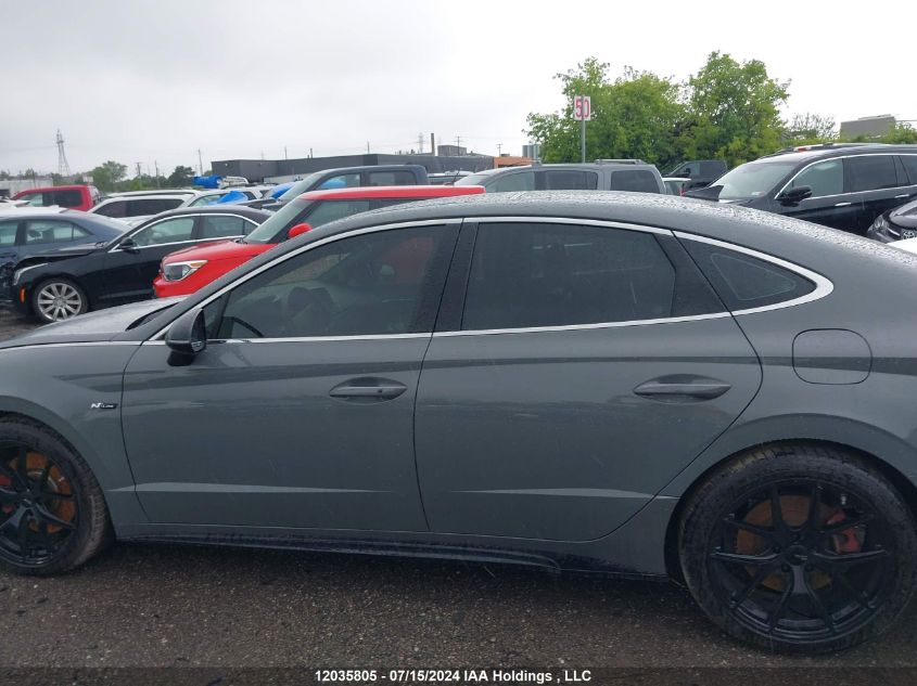 2021 Hyundai Sonata N Line VIN: 5NPEK4JC6MH126386 Lot: 12035805