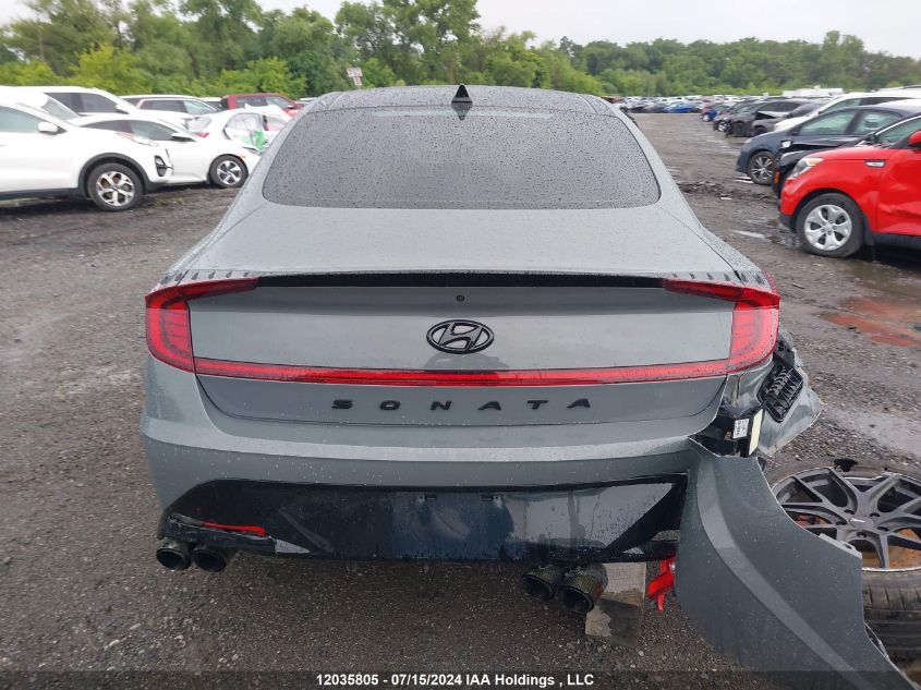 2021 Hyundai Sonata N Line VIN: 5NPEK4JC6MH126386 Lot: 12035805