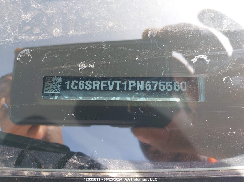2023 Dodge Ram 1500 VIN: 1C6SRFVT1PN675560 Lot: 12035811