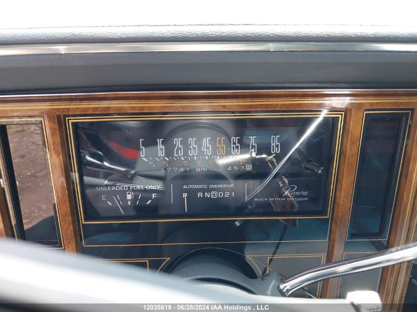 1985 Buick Riviera VIN: 1G4EZ57Y1FE447402 Lot: 12035819
