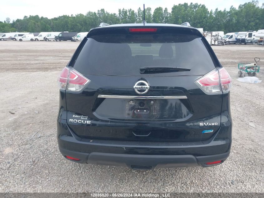2014 Nissan Rogue S/Sl/Sv VIN: 5N1AT2MV7EC755838 Lot: 12035820