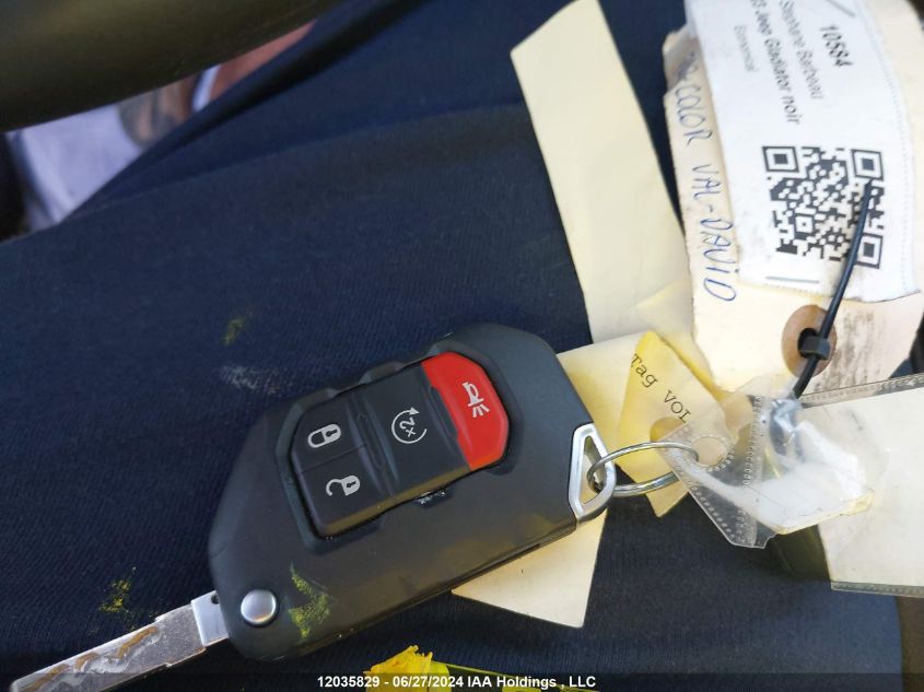 2023 Jeep Gladiator Sport S VIN: 1C6HJTAG4PL521879 Lot: 12035829