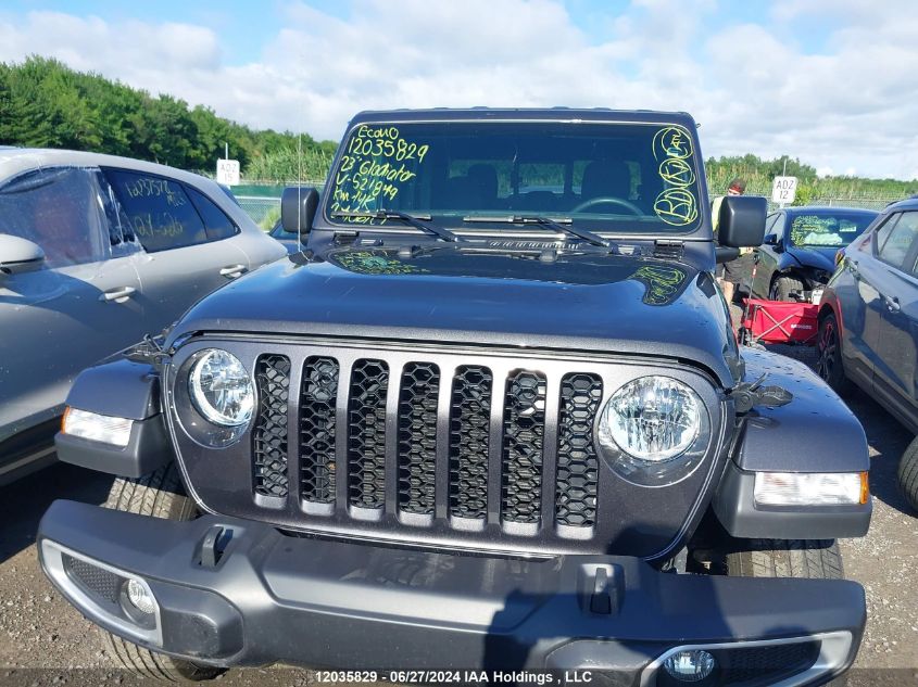 2023 Jeep Gladiator Sport S VIN: 1C6HJTAG4PL521879 Lot: 12035829