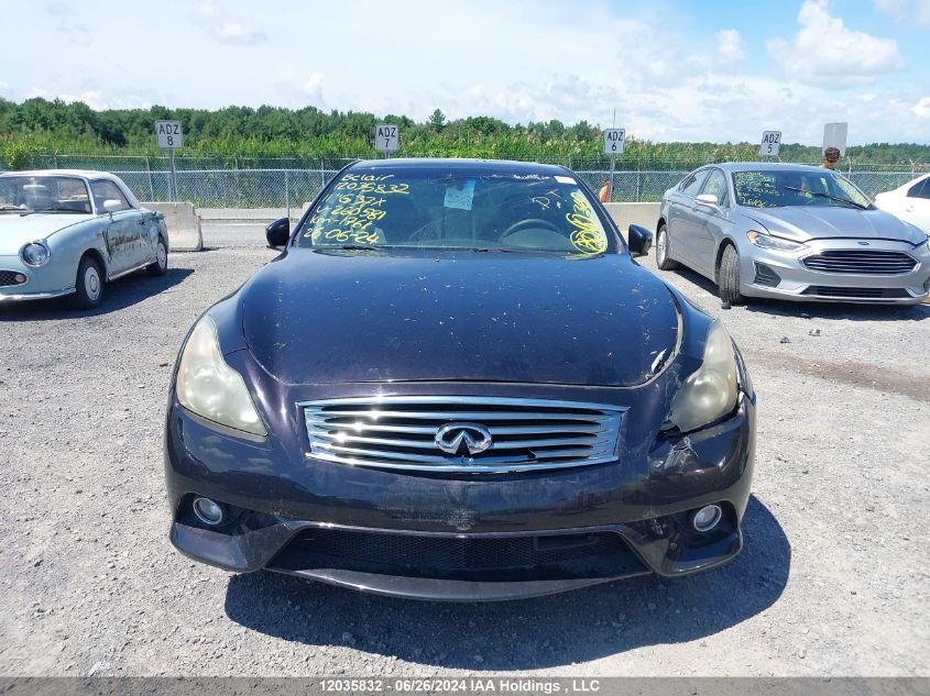 2011 Infiniti G37X VIN: JN1CV6EL2BM260581 Lot: 12035832