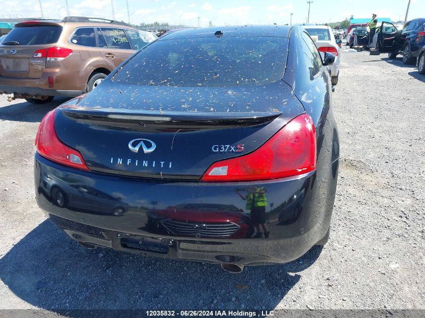 2011 Infiniti G37X VIN: JN1CV6EL2BM260581 Lot: 12035832