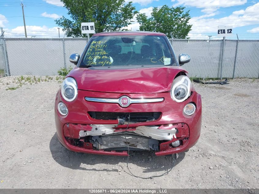 2015 Fiat 500L Lounge VIN: ZFBCFACH9FZ034982 Lot: 12035871