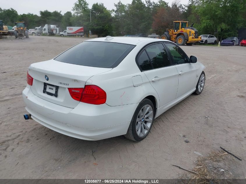 2011 BMW 3 Series VIN: WBAPK7G50BNN85720 Lot: 12035877