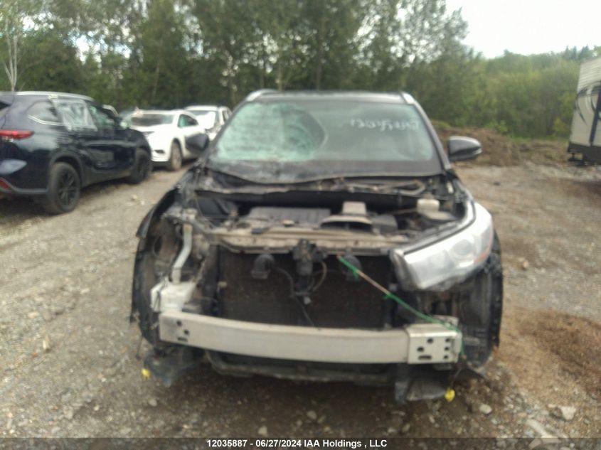 2014 Toyota Highlander Limited VIN: 5TDDKRFH6ES008198 Lot: 12035887