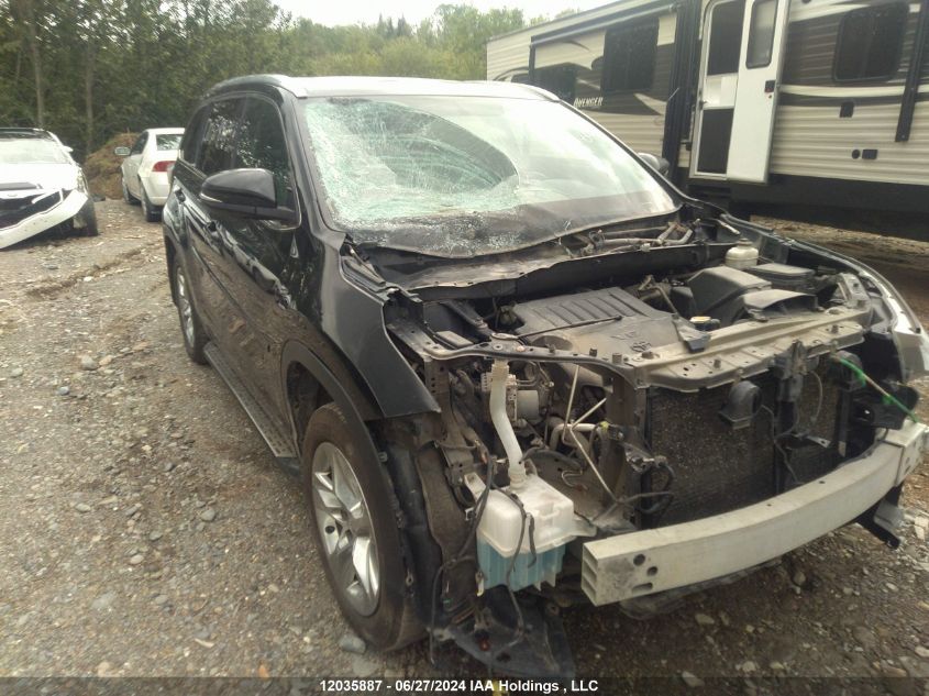 2014 Toyota Highlander Limited VIN: 5TDDKRFH6ES008198 Lot: 12035887