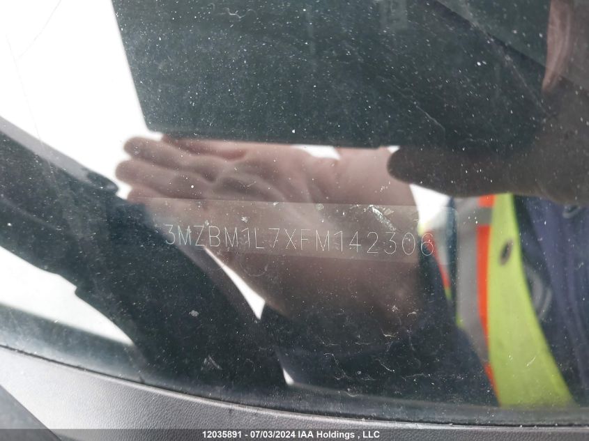 2015 Mazda Mazda3 VIN: 3MZBM1L7XFM142306 Lot: 12035891
