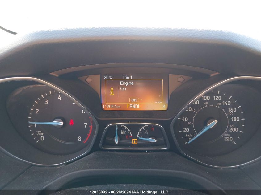 2016 Ford Focus Se VIN: 1FADP3K25GL265248 Lot: 12035892