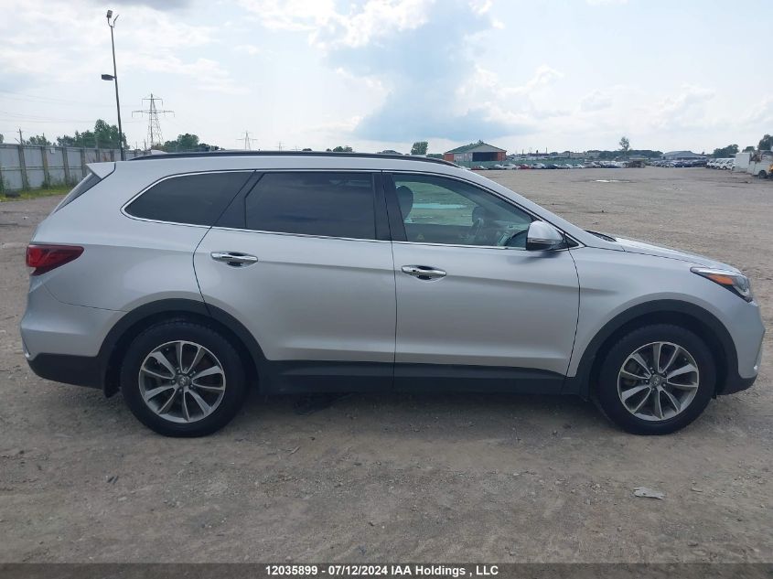 2017 Hyundai Santa Fe Se/Limited VIN: KM8SNDHF8HU227124 Lot: 12035899