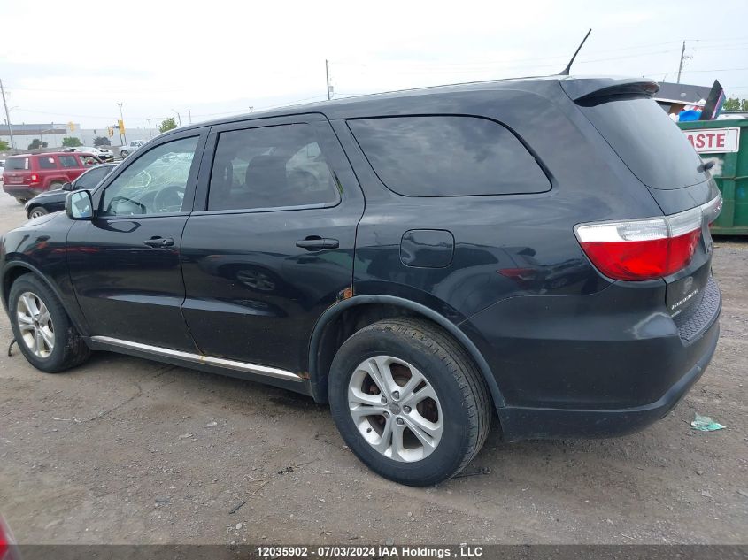 2011 Dodge Durango VIN: 1D4RE2GGXBC664110 Lot: 12035902