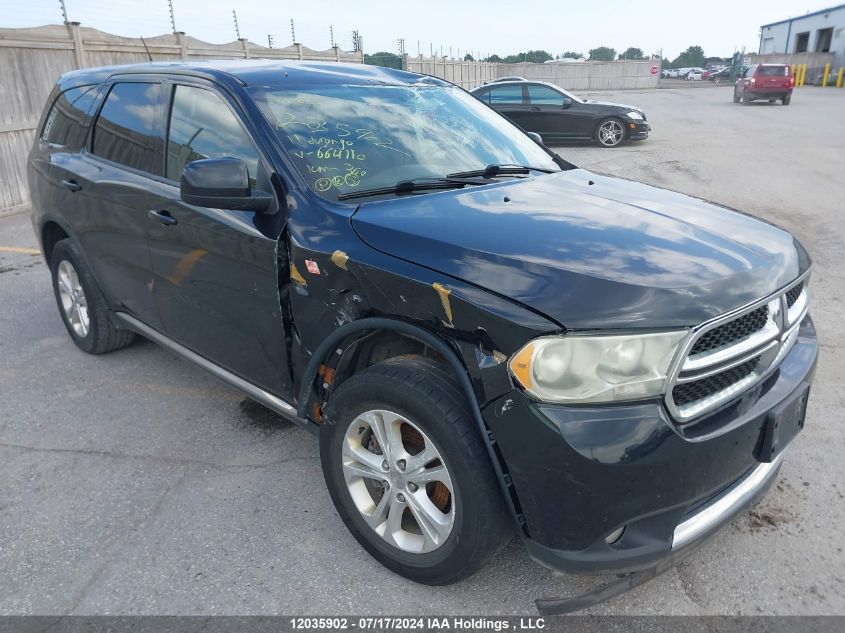 2011 Dodge Durango VIN: 1D4RE2GGXBC664110 Lot: 12035902
