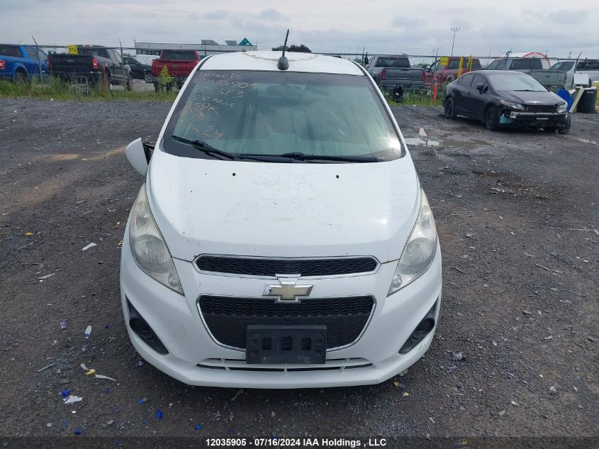 2015 Chevrolet Spark VIN: KL8CB6S91FC755373 Lot: 12035905