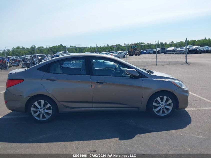 2013 Hyundai Accent Gls VIN: KMHCU4AE3DU347755 Lot: 12035906