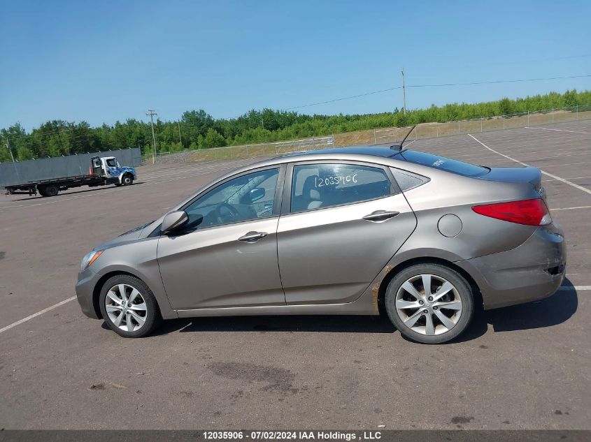 2013 Hyundai Accent Gls VIN: KMHCU4AE3DU347755 Lot: 12035906